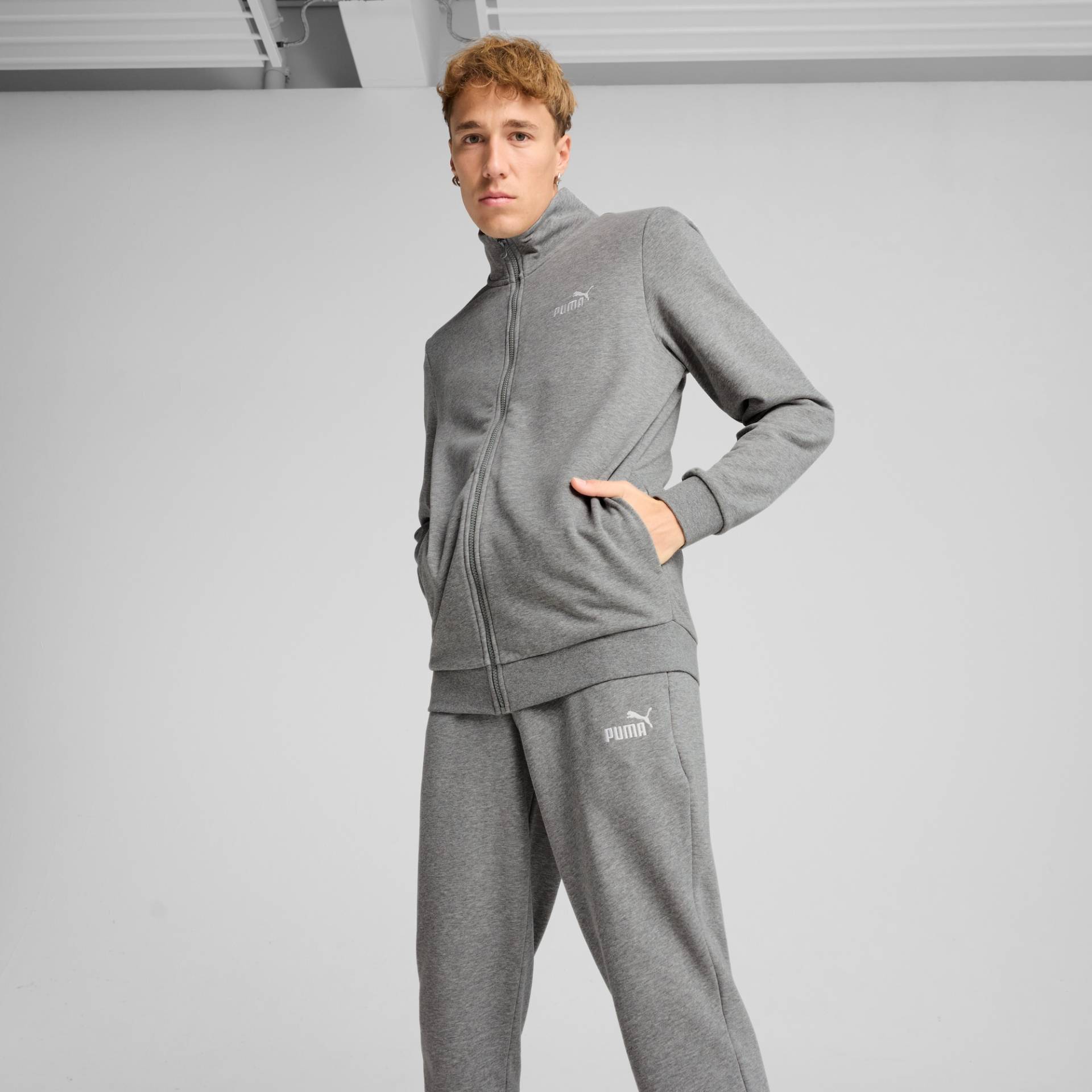 PUMA Trainingsanzug »ESS SWEAT SUIT TR«, (2 tlg.), Bequemer Casual Jogginganzug von Puma