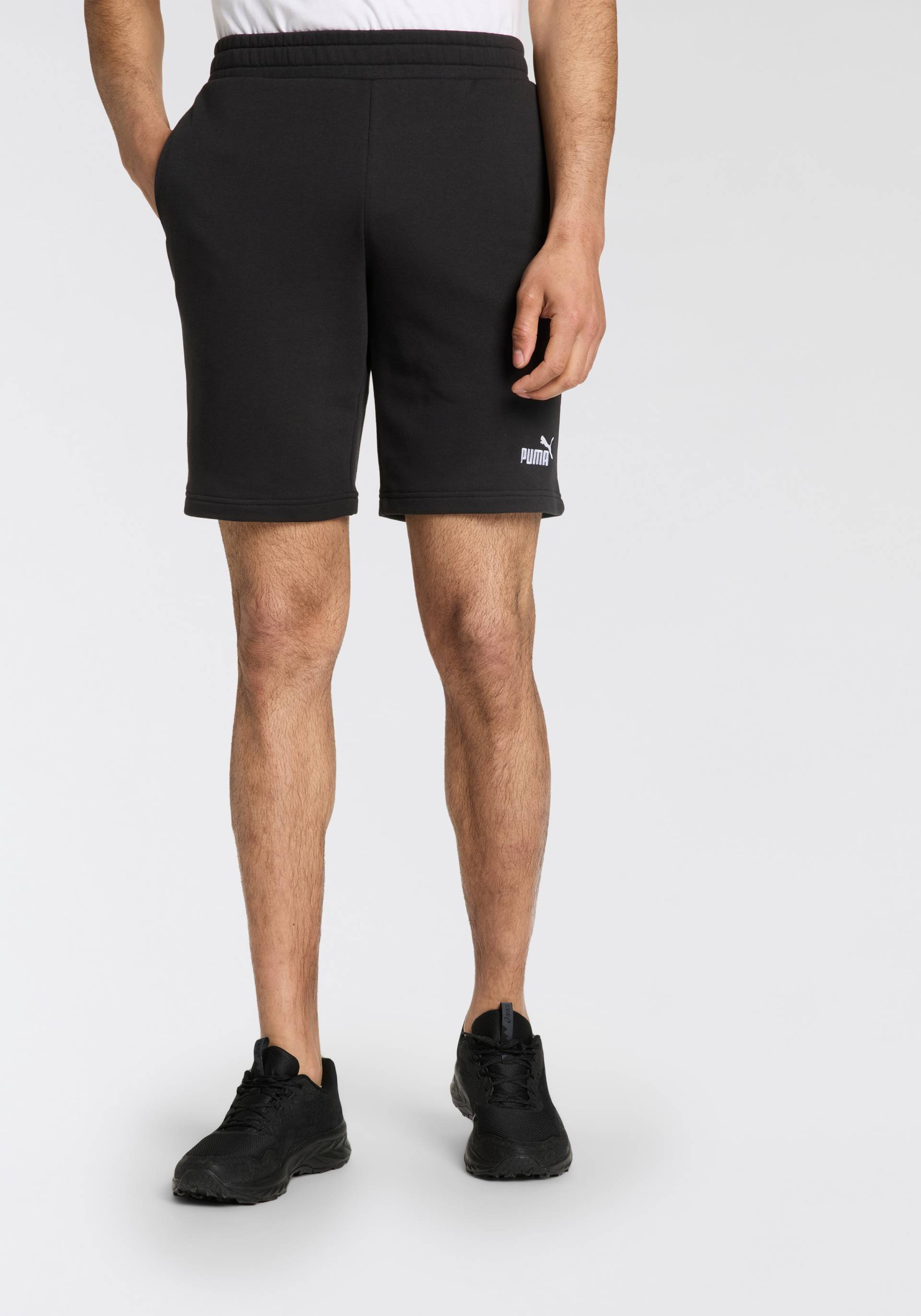 PUMA Trainingsshorts »ESS NO. 1 LOGO SHORTS 10"«, Sweatshorts mit weichem French Terry Material von Puma