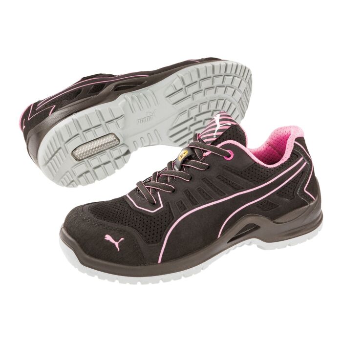 Puma® Sicherheitsschuh Fuse TC Pink Wns Low, schwarz, 36 von Puma