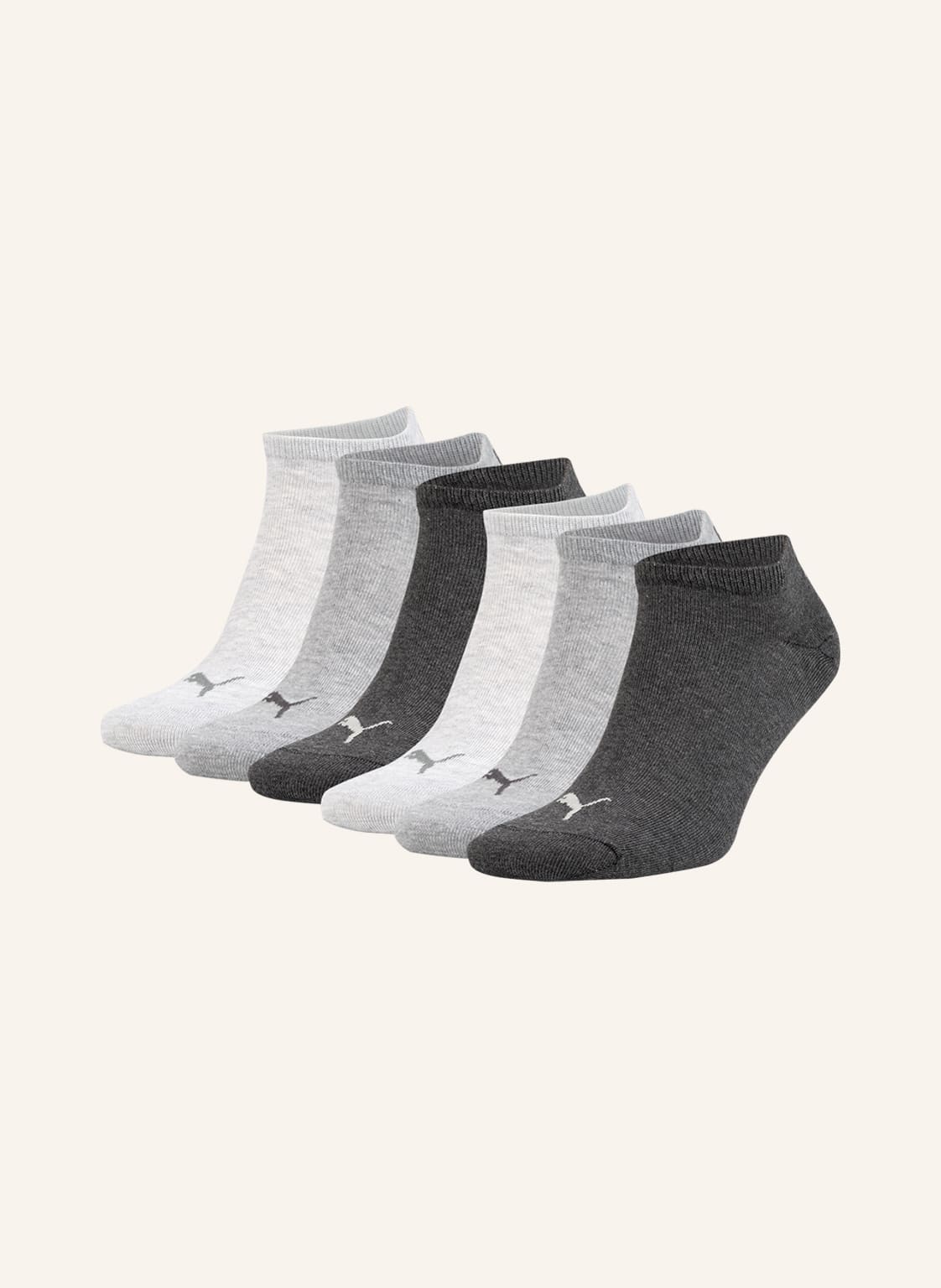 Puma 6er-Pack Sneakersocken Everday grau Puma 6er-Pack Sneakersocken Everday grau von Puma