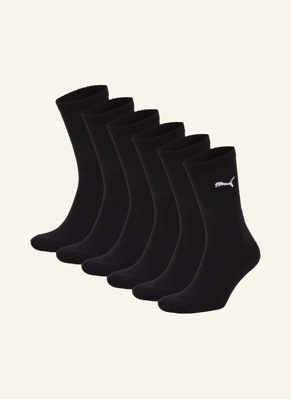 Puma 6er-Pack Sportsocken Regular Crew schwarz von Puma