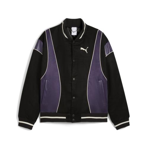 Puma BADTTW Varsity Jacket - puma black (Grösse: L) von Puma