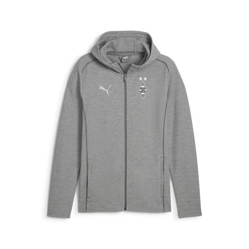 Puma BMG Casuals Hooded Jkt - medium gray heather (Grösse: XL) von Puma