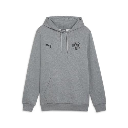 Puma BVB ESS Hoodie FL - medium gray heather (Grösse: XXL) von Puma