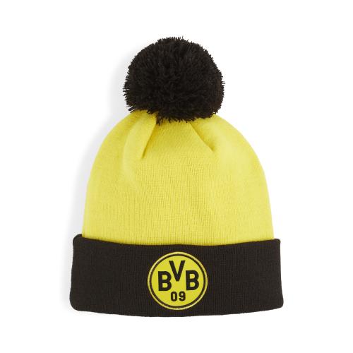 Puma BVB ESS Pom Pom Beanie - faster yellow (Grösse: ADULT) von Puma