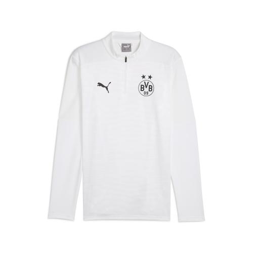 Puma BVB Prematch 1/4 Zip Top - puma white (Grösse: 3XL) von Puma