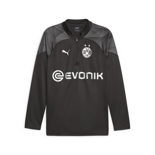 Puma BVB Training 1/4 Zip Top w/ sponsor - puma black (Grösse: XXL) von Puma