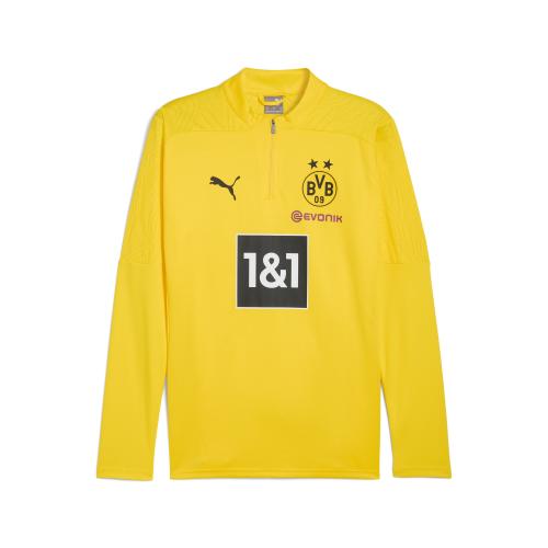 Puma BVB Training 1/4 Zip Top with Sponsor - faster yellow (Grösse: M) von Puma