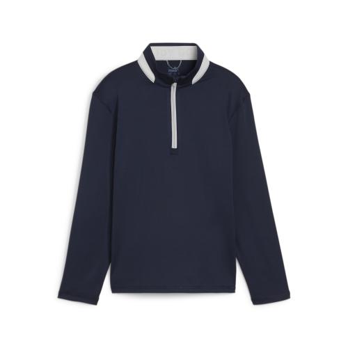 Puma Boys Lightweight 1/4 Zip - deep navy (Grösse: 128) von Puma