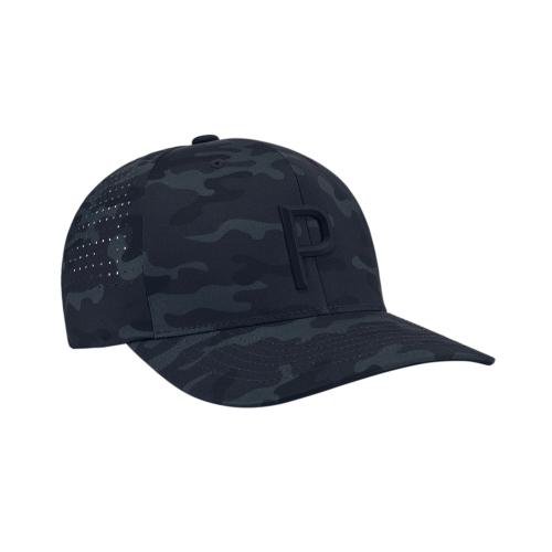 Puma Camo Tech P Snapback Cap - puma black (Grösse: ADULT) von Puma