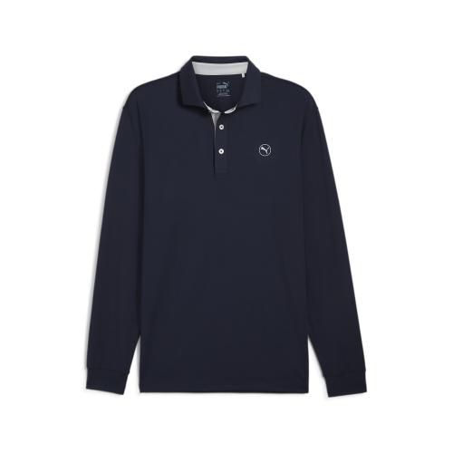 Puma Cloudspun LS Midweight Polo - deep navy (Grösse: L) von Puma