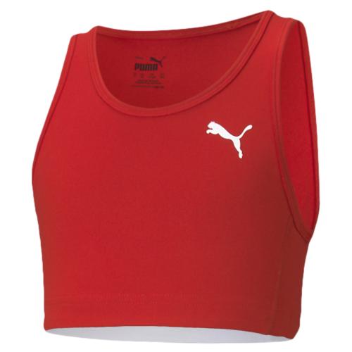 Puma Cross the Line Crop G Y 2.0 - puma red (Grösse: 128) von Puma