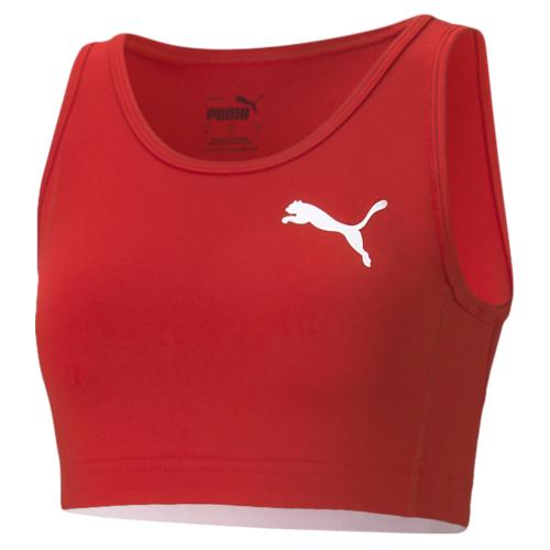 Puma Cross the Line Crop Top W 2.0 - Puma Red (Grösse: XL) von Puma