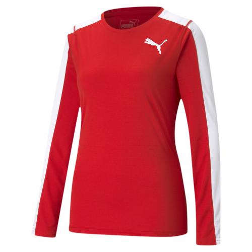 Puma Cross the Line LS W - Puma Red-Puma White (Grösse: L) von Puma