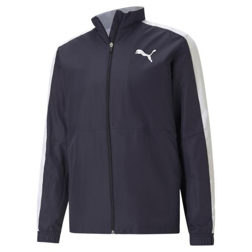 Puma Cross the Line Warm Up Jacket 2.0 - Puma New Navy-Puma White (Grösse: M) von Puma