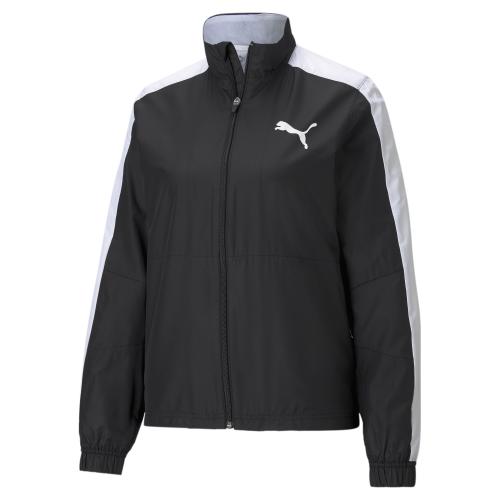 Puma Cross the Line Warm Up Jacket W 2.0 - Puma Black-Puma White (Grösse: M) von Puma