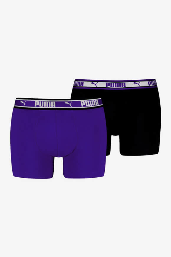 Puma Doppelpack Boxershorts | Black | Herren  | L von Puma