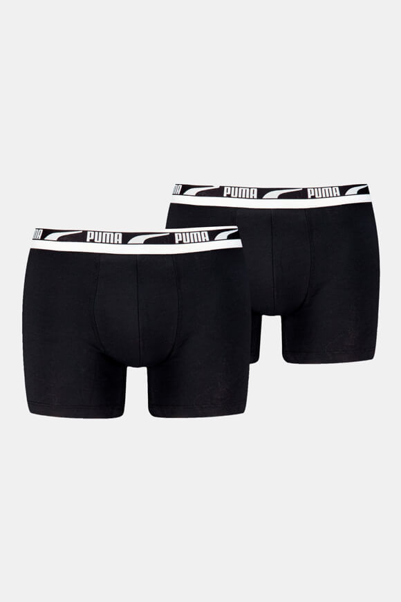 Puma Doppelpack Boxershorts | Black | Herren  | L von Puma