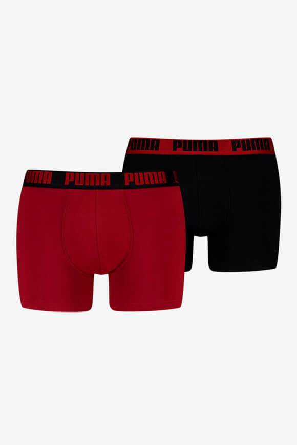 Puma Doppelpack Boxershorts | Burgundy | Herren  | L von Puma