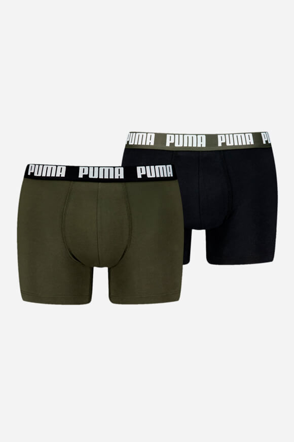 Puma Doppelpack Boxershorts | Forest Night | Herren  | L von Puma