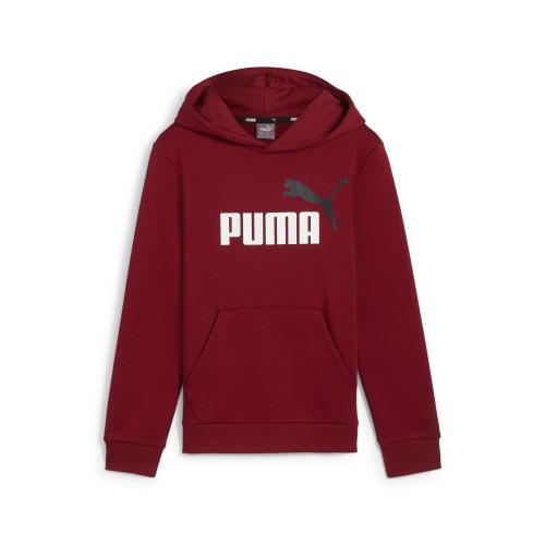 Puma ESS+ 2 Col Big Logo Hoodie FL B - intense red (Grösse: 176) von Puma