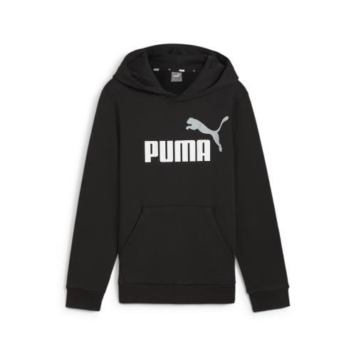 Puma ESS+ 2 Col Big Logo Hoodie FL B - puma white (Grösse: 128) von Puma