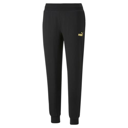 Puma ESS+ Metallic Pants FL - puma black (Grösse: M) von Puma