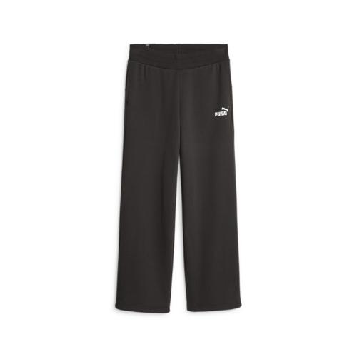 Puma ESS+ Straight Leg Small Logo Pants FL - puma black (Grösse: L) von Puma