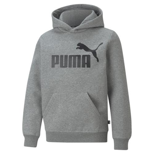 Puma ESS Big Logo Hoodie FL B - Medium Gray Heather (Grösse: 116) von Puma