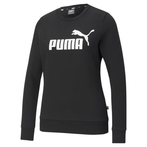 Puma ESS Logo Crew FL - puma black (Grösse: L) von Puma