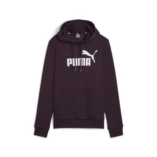 Puma ESS Logo Hoodie FL (s) - midnight plum (Grösse: XL) von Puma