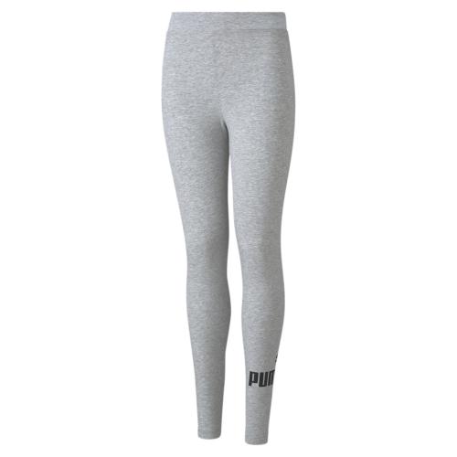 Puma ESS Logo Leggings G - Light Gray Heather (Grösse: 104) von Puma