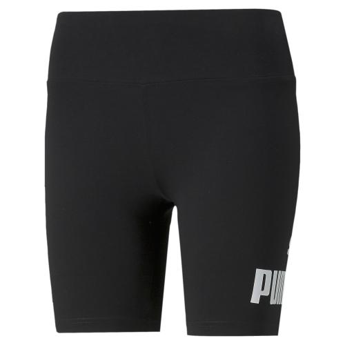 Puma ESS Logo Short Leggings - 17,8 cm lang, Puma Black (Grösse: M) von Puma