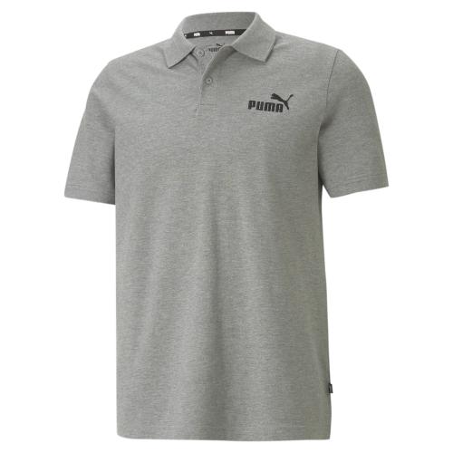 Puma ESS Pique Polo - Medium Gray Heather (Grösse: S) von Puma