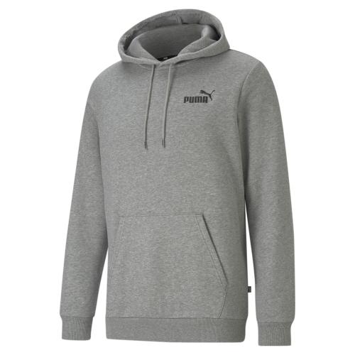 Puma ESS Small Logo Hoodie FL - Medium Gray Heather (Grösse: L) von Puma