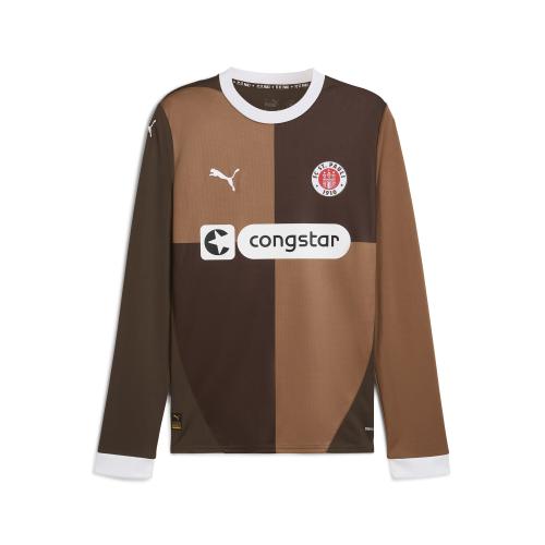 Puma FCSP Home Jersey LS - espresso brown (Grösse: 3XL) von Puma