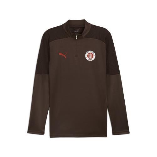 Puma FCSP Training 1/4 Zip Top - dark chocolate (Grösse: M) von Puma