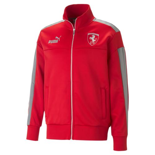 Puma Ferrari Race MT7 Monochrome Track Jacket - rosso corsa (Grösse: M) von Puma