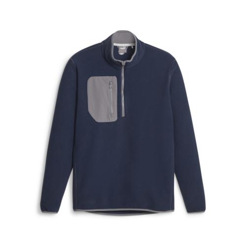 Puma Fleece 1/4 Zip - navy blazer (Grösse: XS) von Puma