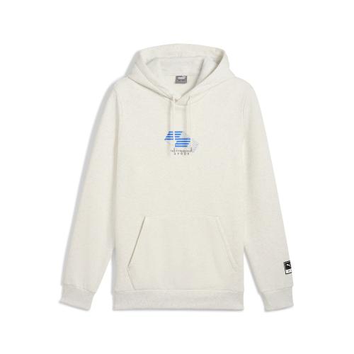 Puma HYROX x PUMA Graphic Hoodie - puma white heather (Grösse: XXL) von Puma