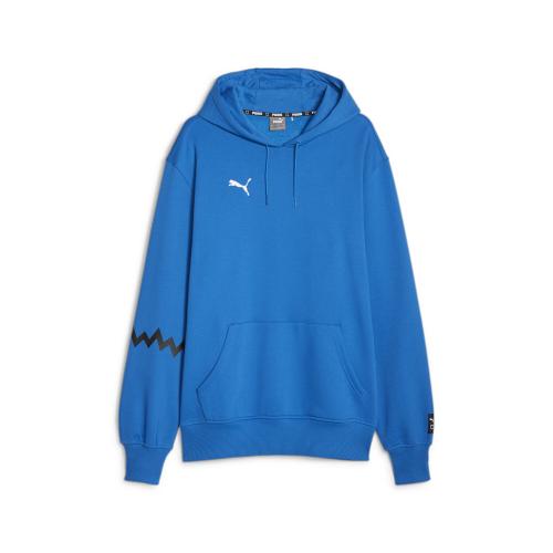 Puma Hoops Team Hoodie - electric blue lemonade (Grösse: 4XL) von Puma