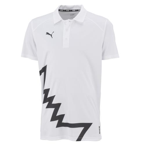 Puma Hoops Team Polo - puma white (Grösse: L) von Puma