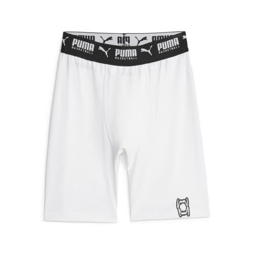 Puma Hoops Team Short Baselayer - puma white (Grösse: 3XL) von Puma