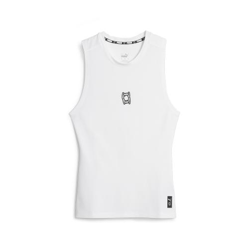 Puma Hoops Team Slvs Top Baselayer - puma white (Grösse: XXL) von Puma