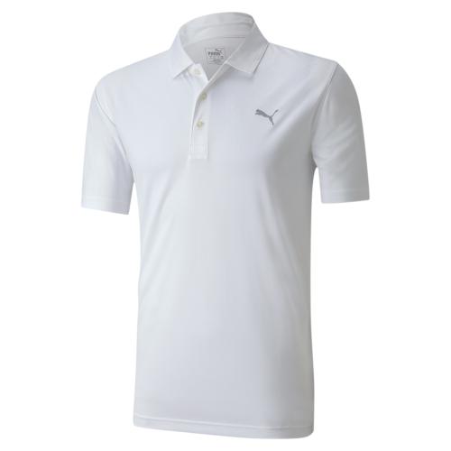 Puma Icon Golf Polo - Bright White (Grösse: XL) von Puma