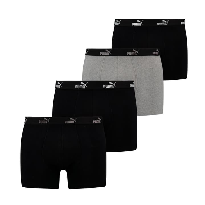 Puma M Solid Boxer 4P Boxershorts schwarz Puma M Solid Boxer 4P Boxershorts schwarz von Puma