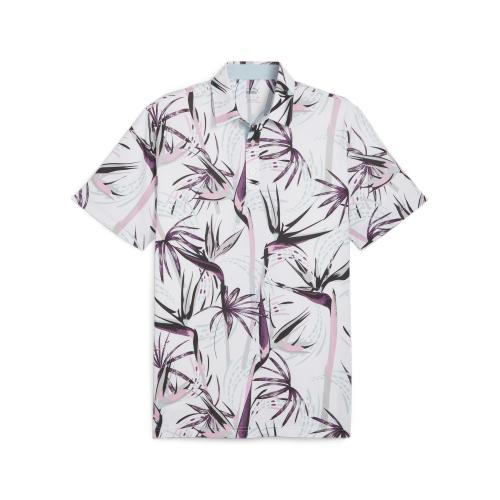 Puma MATTR Birds of Paradise Polo - white glow (Grösse: XS) von Puma