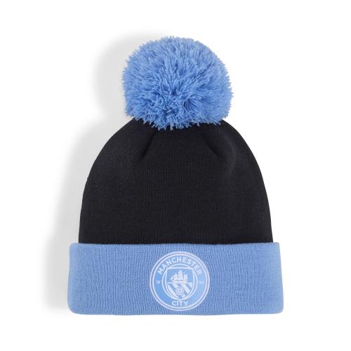 Puma MCFC ESS Pom Pom Beanie - puma navy (Grösse: ADULT) von Puma