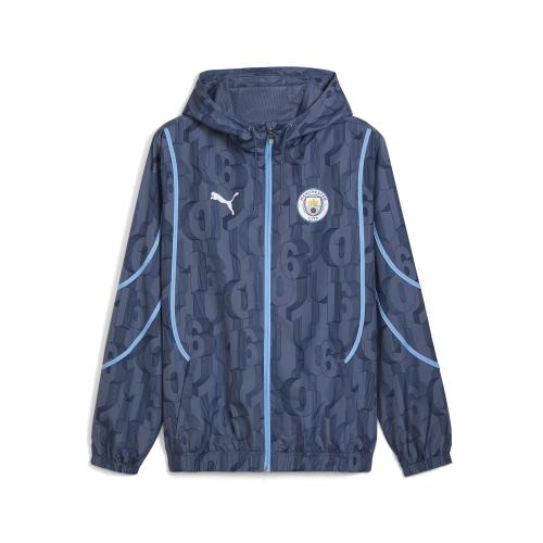 Puma MCFC Prematch Woven Jacket - inky blue (Grösse: L) von Puma