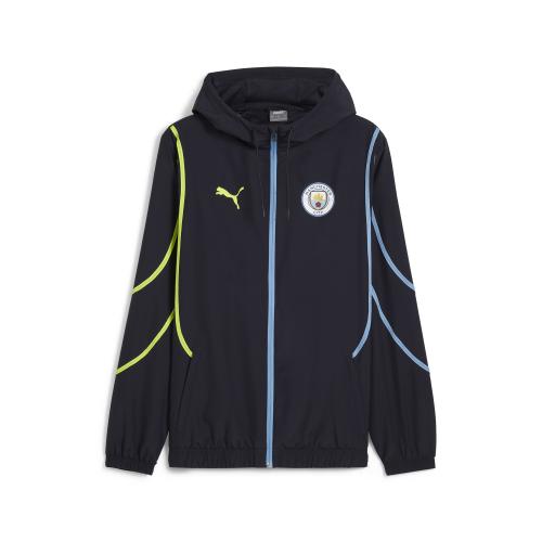 Puma MCFC Prematch Woven Jacket - new navy (Grösse: L) von Puma